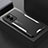 Custodia Lusso Alluminio e Silicone Laterale Cover PB1 per OnePlus Nord N300 5G Argento