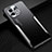 Custodia Lusso Alluminio e Silicone Laterale Cover per Xiaomi Mi 11 Lite 5G Argento