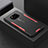 Custodia Lusso Alluminio e Silicone Laterale Cover per Xiaomi Poco X3 NFC Rosso