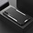 Custodia Lusso Alluminio e Silicone Laterale Cover per Xiaomi Redmi 9A Argento