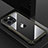Custodia Lusso Alluminio e Silicone Laterale Cover QC1 per Apple iPhone 14 Pro Max Nero