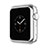 Custodia Lusso Alluminio Laterale A01 per Apple iWatch 3 38mm Argento