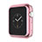 Custodia Lusso Alluminio Laterale A01 per Apple iWatch 3 38mm Rosa