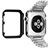 Custodia Lusso Alluminio Laterale C01 per Apple iWatch 2 42mm Nero