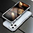 Custodia Lusso Alluminio Laterale Cover A01 per Apple iPhone 14 Pro Argento