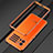 Custodia Lusso Alluminio Laterale Cover A01 per Vivo iQOO 9 Pro 5G Arancione