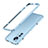 Custodia Lusso Alluminio Laterale Cover A01 per Xiaomi Mi 12 5G Blu