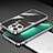 Custodia Lusso Alluminio Laterale Cover A02 per Apple iPhone 13 Pro Max Argento