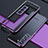 Custodia Lusso Alluminio Laterale Cover A02 per Samsung Galaxy S21 5G Viola