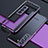 Custodia Lusso Alluminio Laterale Cover A02 per Samsung Galaxy S21 FE 5G Viola