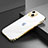 Custodia Lusso Alluminio Laterale Cover A06 per Apple iPhone 13 Mini