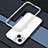 Custodia Lusso Alluminio Laterale Cover JZ1 per Apple iPhone 13 Argento
