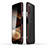 Custodia Lusso Alluminio Laterale Cover JZ1 per Sony Xperia 10 V Rosso e Nero