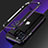 Custodia Lusso Alluminio Laterale Cover N01 per Apple iPhone 12 Pro Max Viola