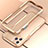 Custodia Lusso Alluminio Laterale Cover per Apple iPhone 11 Pro Max Oro