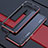 Custodia Lusso Alluminio Laterale Cover per Huawei P30 Lite New Edition Rosso