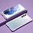 Custodia Lusso Alluminio Laterale Cover per Samsung Galaxy S21 Plus 5G Lavanda