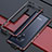 Custodia Lusso Alluminio Laterale Cover per Vivo Nex 3S Rosso