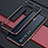Custodia Lusso Alluminio Laterale Cover per Xiaomi Mi 10 Rosso e Nero