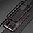 Custodia Lusso Alluminio Laterale Cover per Xiaomi Mi 11 Ultra 5G Rosso e Nero