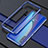 Custodia Lusso Alluminio Laterale Cover per Xiaomi Mi 9 Lite Blu