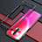 Custodia Lusso Alluminio Laterale Cover per Xiaomi Poco X2 Rosso e Nero