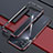 Custodia Lusso Alluminio Laterale Cover T01 per Huawei Nova 5 Rosso e Nero