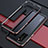 Custodia Lusso Alluminio Laterale Cover T01 per Huawei P40 Rosso