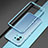 Custodia Lusso Alluminio Laterale Cover T01 per Xiaomi Mi 11 5G Blu