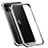 Custodia Lusso Alluminio Laterale Cover T02 per Apple iPhone 12 Mini Argento