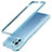 Custodia Lusso Alluminio Laterale Cover T02 per Xiaomi Mi 11 5G Blu
