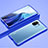 Custodia Lusso Alluminio Laterale Cover T03 per Xiaomi Mi 11 5G Blu