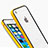 Custodia Lusso Alluminio Laterale per Apple iPhone 5 Giallo