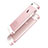 Custodia Lusso Alluminio Laterale per Apple iPhone 5 Rosa