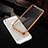 Custodia Lusso Alluminio Laterale per Apple iPhone 5S Arancione