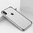 Custodia Lusso Alluminio Laterale per Apple iPhone Xs Argento