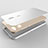 Custodia Lusso Alluminio Laterale per Huawei G7 Plus Argento