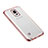 Custodia Lusso Alluminio Laterale per Samsung Galaxy Note 4 SM-N910F Oro Rosa
