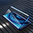 Custodia Lusso Alluminio Laterale Specchio 360 Gradi Cover A01 per Oppo Find X2 Pro Blu