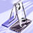 Custodia Lusso Alluminio Laterale Specchio 360 Gradi Cover LK1 per Apple iPhone 13