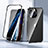 Custodia Lusso Alluminio Laterale Specchio 360 Gradi Cover LK1 per Apple iPhone 13 Pro