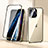 Custodia Lusso Alluminio Laterale Specchio 360 Gradi Cover LK1 per Apple iPhone 13 Pro Max