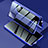 Custodia Lusso Alluminio Laterale Specchio 360 Gradi Cover LK2 per Samsung Galaxy Note 20 5G Blu