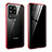 Custodia Lusso Alluminio Laterale Specchio 360 Gradi Cover LK2 per Samsung Galaxy S20 Ultra Rosso