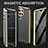 Custodia Lusso Alluminio Laterale Specchio 360 Gradi Cover LK2 per Samsung Galaxy S22 Plus 5G