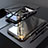 Custodia Lusso Alluminio Laterale Specchio 360 Gradi Cover M01 per Apple iPhone 7