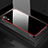 Custodia Lusso Alluminio Laterale Specchio 360 Gradi Cover M01 per Apple iPhone XR Rosso