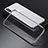 Custodia Lusso Alluminio Laterale Specchio 360 Gradi Cover M01 per Apple iPhone Xs