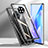 Custodia Lusso Alluminio Laterale Specchio 360 Gradi Cover M01 per Huawei Enjoy 20 Plus 5G