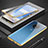 Custodia Lusso Alluminio Laterale Specchio 360 Gradi Cover M01 per OnePlus 7T